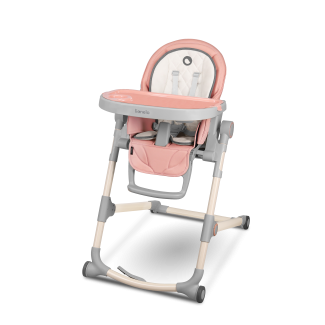 Lionelo Cora Bubblegum — Chaise haute pour bébé