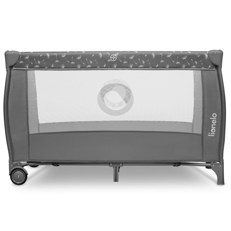 Lionelo Stefi Plus Grey White — Lit bébé 2en1