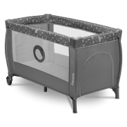 Lionelo Stefi Plus Grey White — Lit bébé 2en1