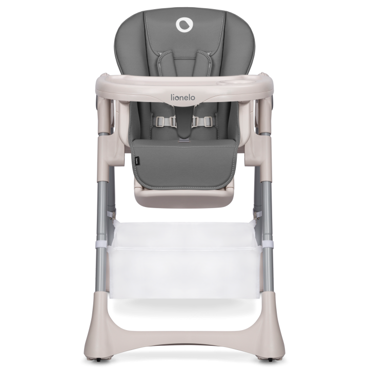 Lionelo Zanna Grey Stone — Chaise haute pour bébé