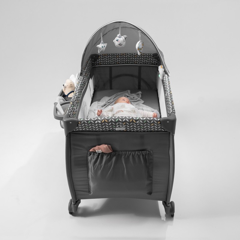 Lionelo Sven Plus Yellow Scandi — Lit bébé 2en1