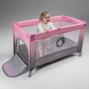 Lionelo Stefi Grey Concrete Multicolor — Lit bébé 2en1