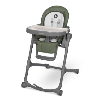 Lionelo Cora Plus Green Olive —  Chaise haute pour bébé