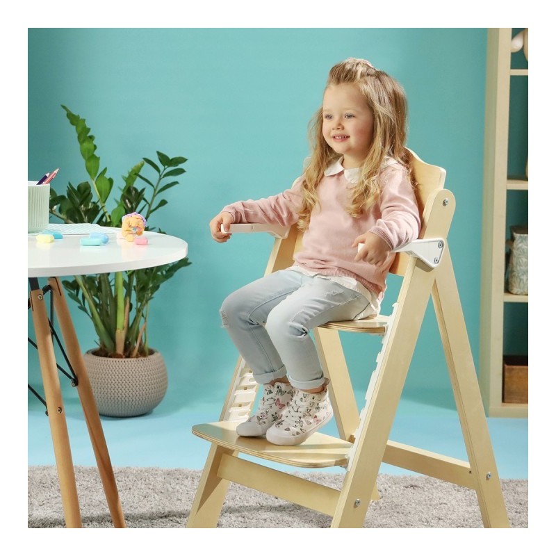 Lionelo Floris Natural White — Chaise haute 3en1