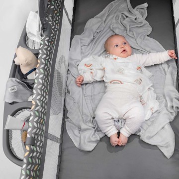 Lionelo Bamboo Swaddle Blue Denim — Écharpe de portage