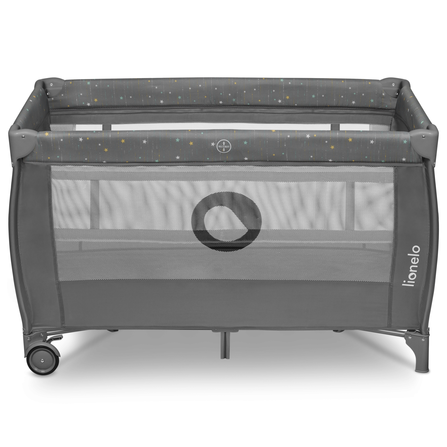 Lionelo Stefi Plus Grey Multicolor —  Lit bébé 2en1