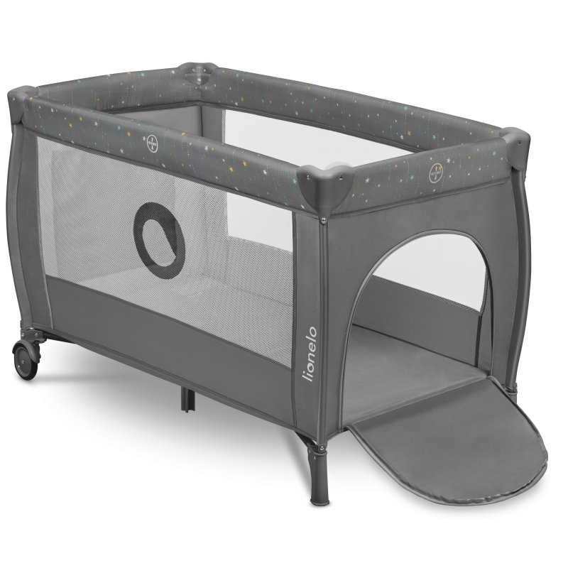 Lionelo Stefi Plus Grey Multicolor —  Lit bébé 2en1