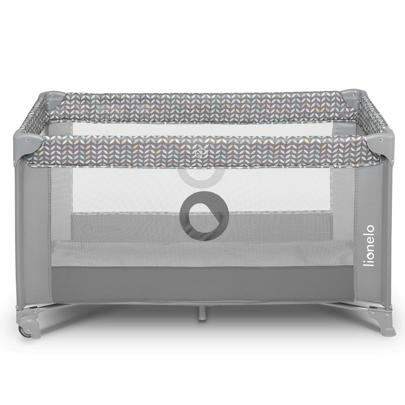 Lionelo Stefi Grey Concrete Multicolor — Lit bébé 2en1