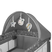 Lionelo Sven Plus Grey Concrete — Lit bébé 2en1