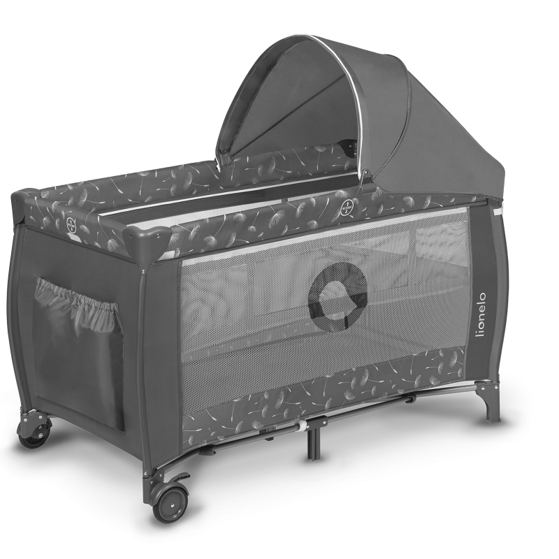 Lionelo Sven Plus Grey Concrete — Lit bébé 2en1