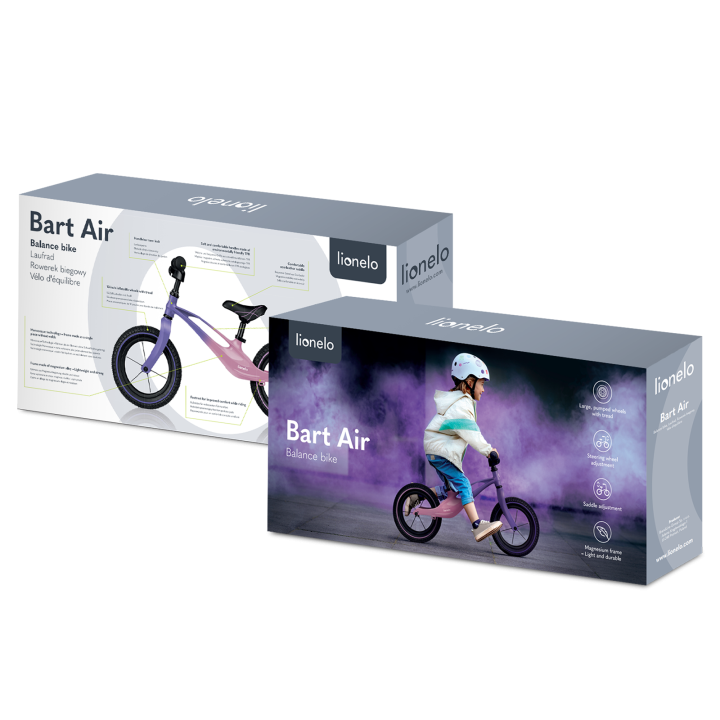 Lionelo Bart Air Pink Violet — Vélos d'équilibre