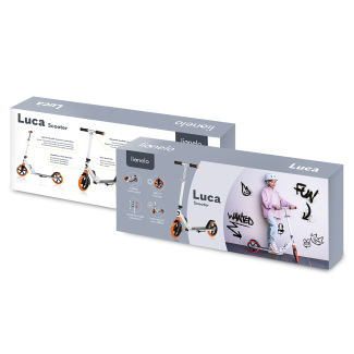 Lionelo Luca Orange/White — Trottinette
