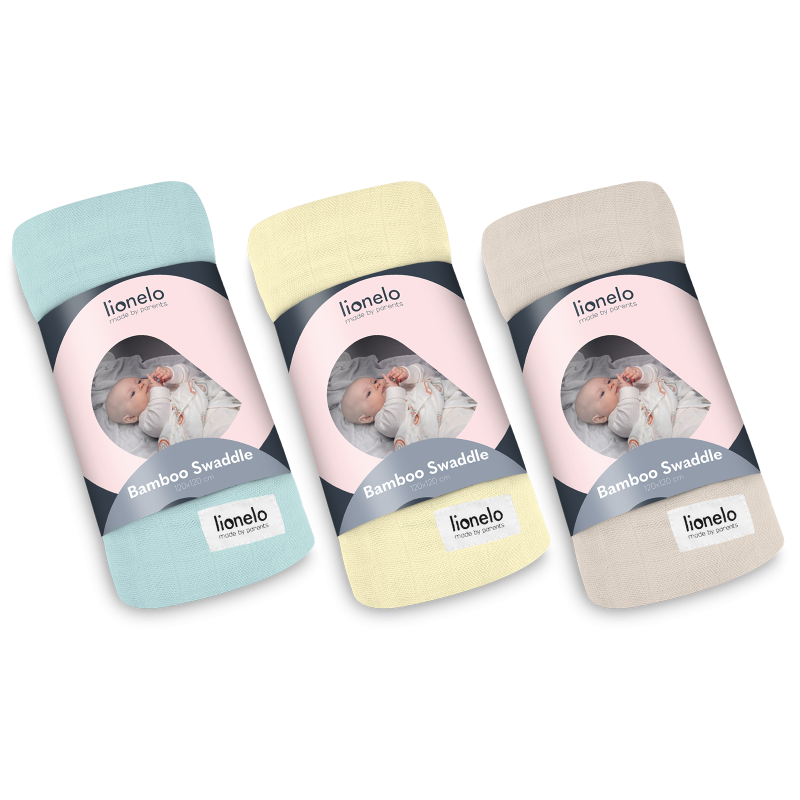 Lionelo Bamboo Swaddle Beige Sand — Écharpe de portage