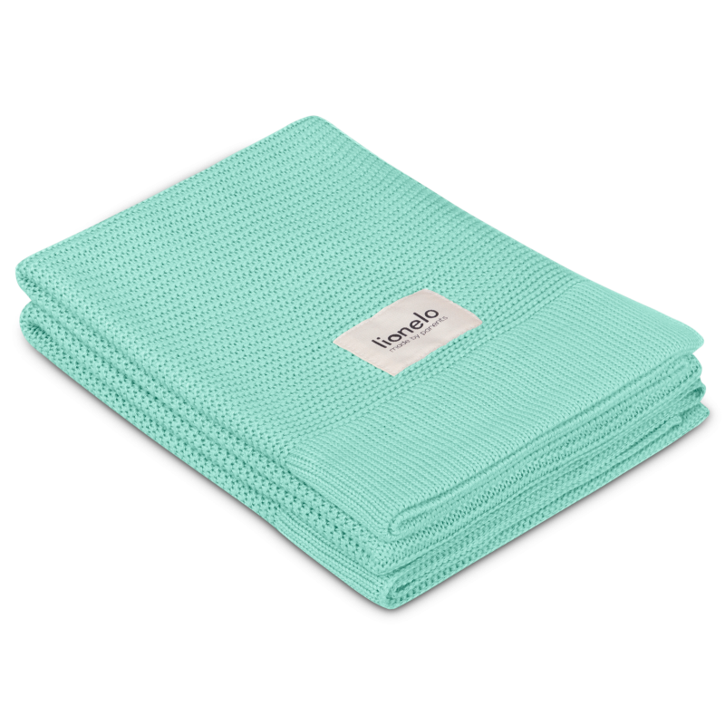 Lionelo Bamboo Blanket Green Mint — Couverture en bambou