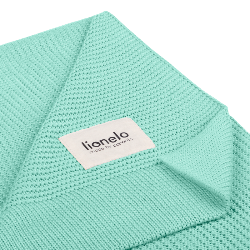 Lionelo Bamboo Blanket Green Mint — Couverture en bambou