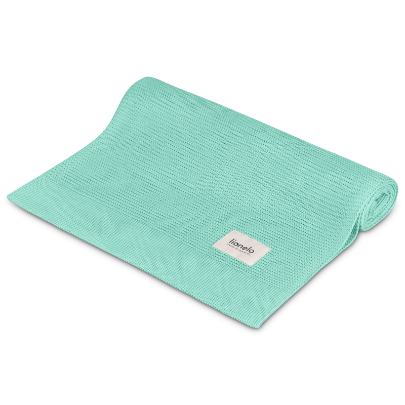 Lionelo Bamboo Blanket Green Mint — Couverture en bambou