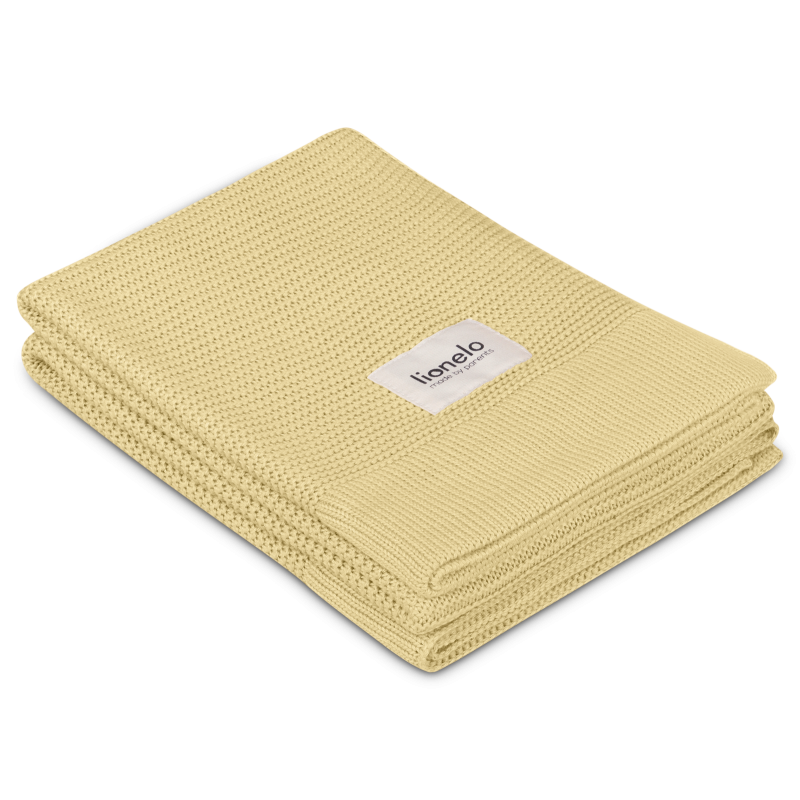 Lionelo Bamboo Blanket Yellow Lemon — Couverture en bambou