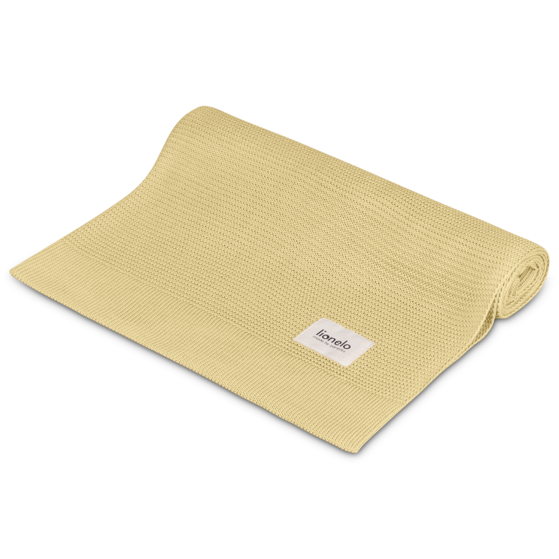 Lionelo Bamboo Blanket Yellow Lemon — Couverture en bambou
