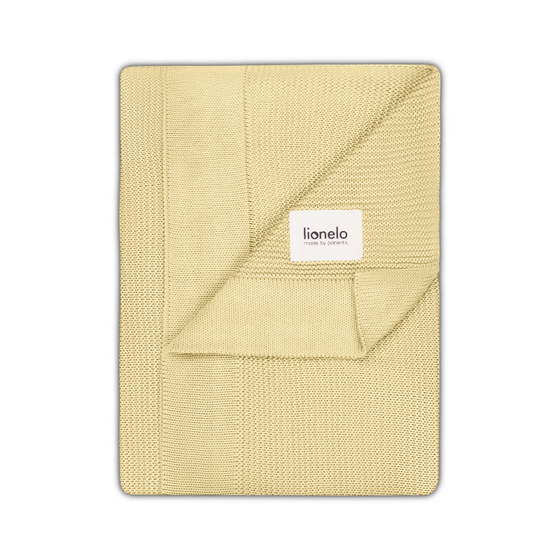 Lionelo Bamboo Blanket Yellow Lemon — Couverture en bambou