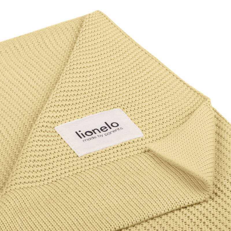 Lionelo Bamboo Blanket Yellow Lemon — Couverture en bambou