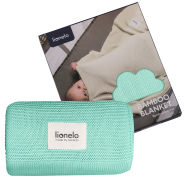 Lionelo Bamboo Blanket Green Mint — Couverture en bambou