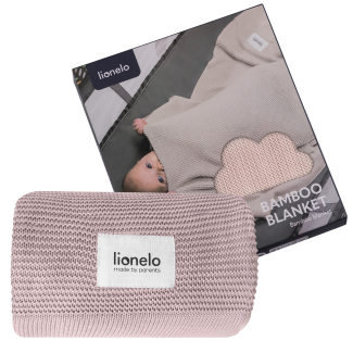 Lionelo Bamboo Blanket Pink — Couverture en bambou