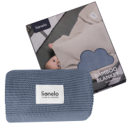 Lionelo Bamboo Blanket Blue — Couverture en bambou