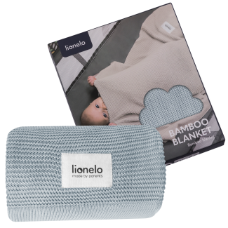 Lionelo Bamboo Blanket Grey — Couverture en bambou