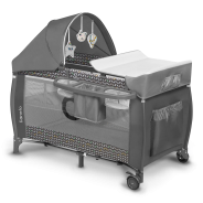 Lionelo Sven Plus Grey Scandi — Lit bébé 2en1