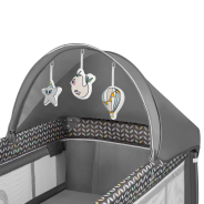 Lionelo Sven Plus Grey Scandi — Lit bébé 2en1