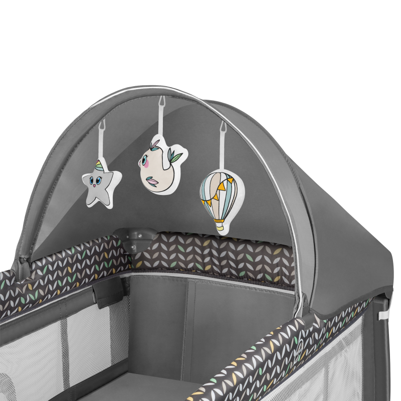 Lionelo Sven Plus Grey Scandi — Lit bébé 2en1
