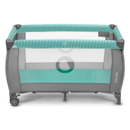 Lionelo Sven Plus Turquoise/Grey — Lit bébé 2en1