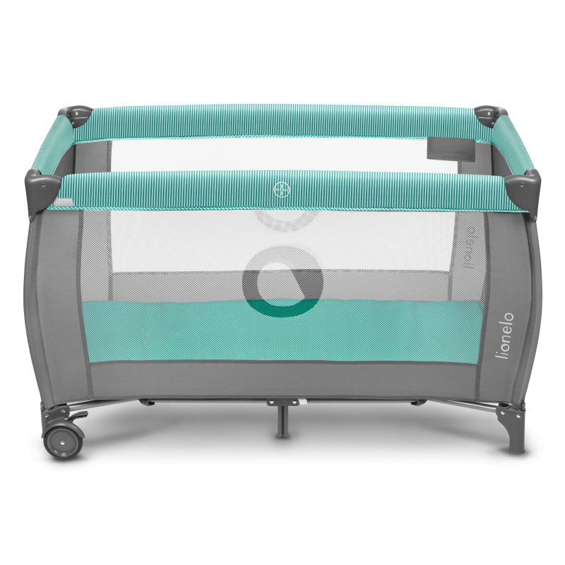 Lionelo Sven Plus Turquoise/Grey — Lit bébé 2en1
