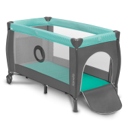 Lionelo Sven Plus Turquoise/Grey — Lit bébé 2en1