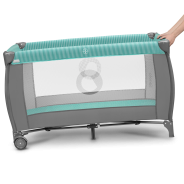 Lionelo Sven Plus Turquoise/Grey — Lit bébé 2en1