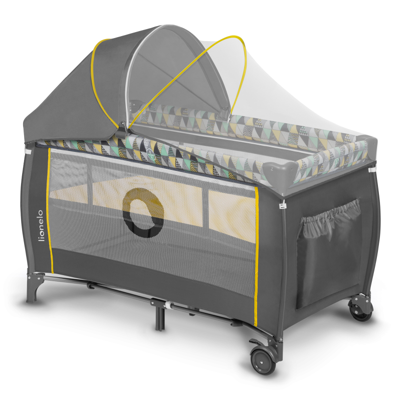Lionelo Sven Plus Yellow Scandi — Lit bébé 2en1