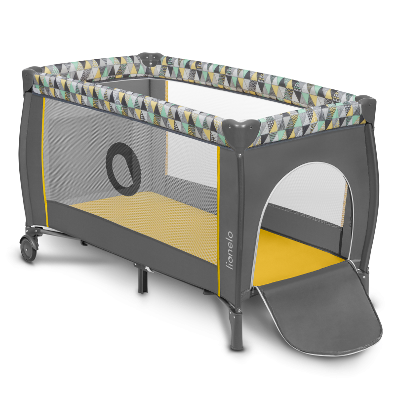 Lionelo Sven Plus Yellow Scandi — Lit bébé 2en1