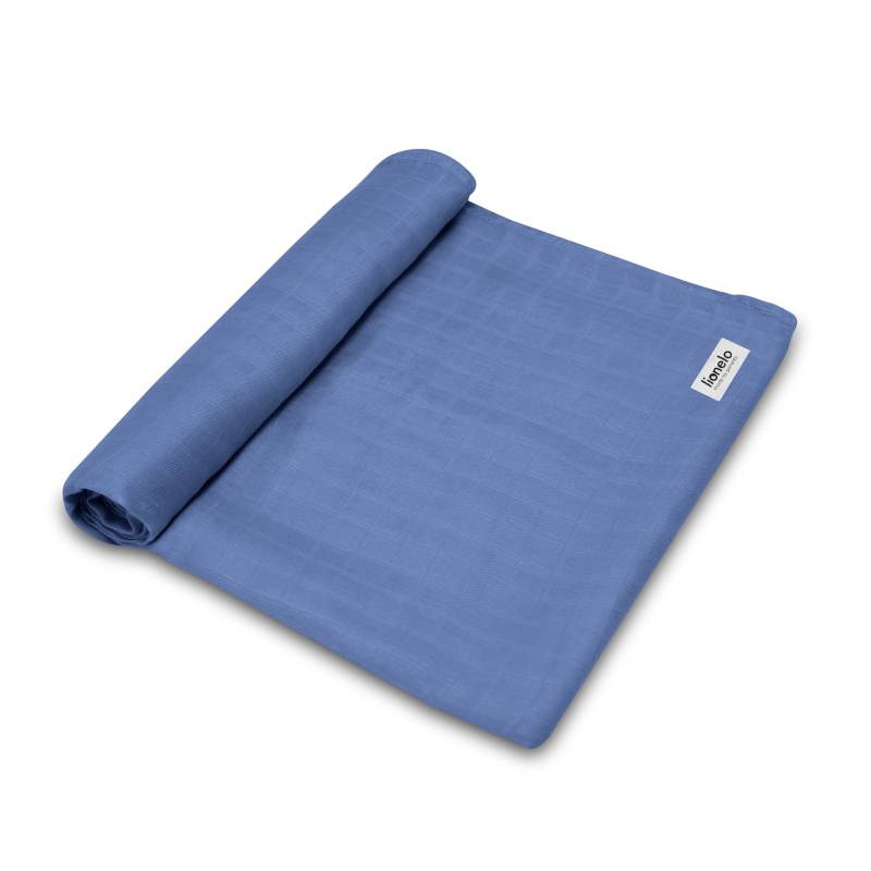 Lionelo Bamboo Swaddle Blue Denim — Écharpe de portage