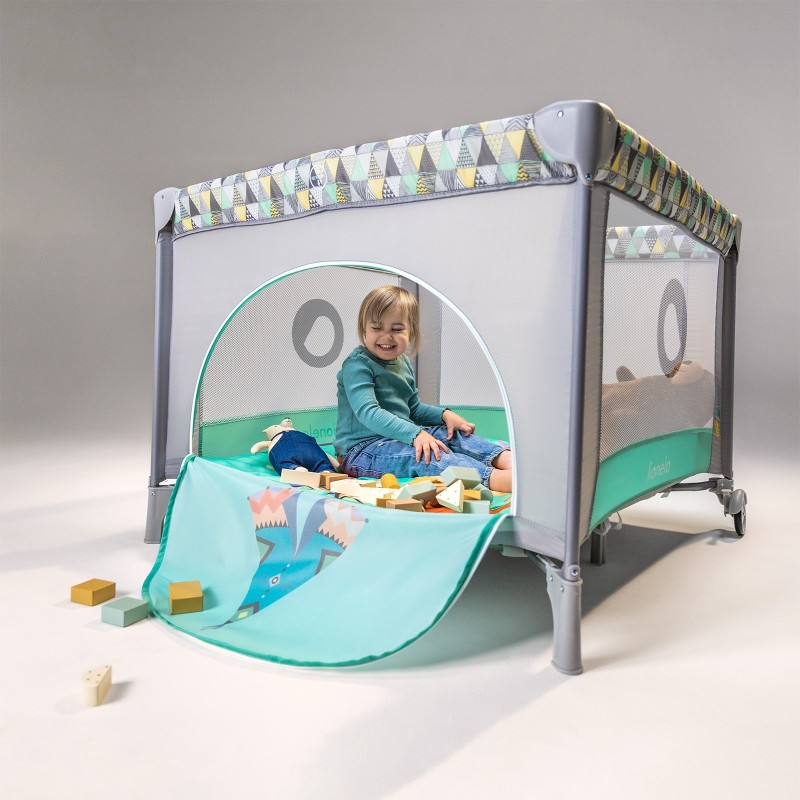 Lionelo Lene Blue Navy — Parc pour bébé