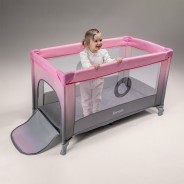 Lionelo Stefi Pink Ombre — Lit bébé 2en1