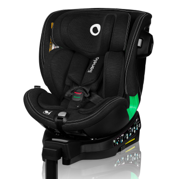 Lionelo ​​Harmony i-Size Black Carbon Bamboo — Siège-auto bébé