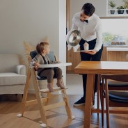 Lionelo Floris Natural White — Chaise haute 3en1