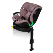 lionelo ​​Harmony i-Size Pink Mauve Bamboo — Siège-auto bébé