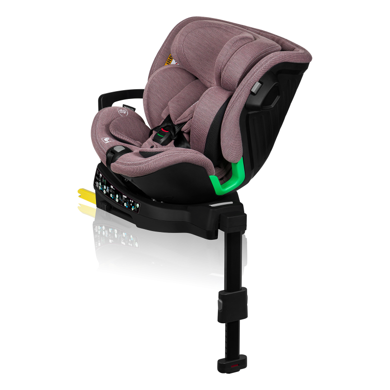 lionelo ​​Harmony i-Size Pink Mauve Bamboo — Siège-auto bébé