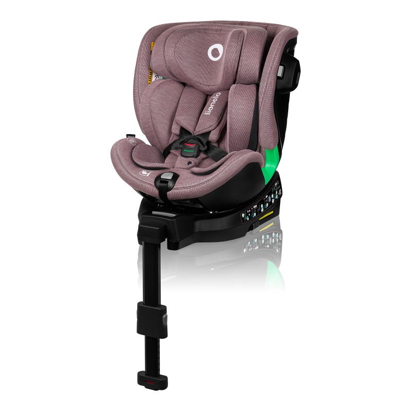lionelo ​​Harmony i-Size Pink Mauve Bamboo — Siège-auto bébé