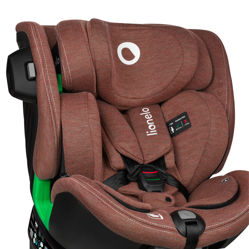lionelo ​​Harmony i-Size Red Brick Bamboo — Siège-auto bébé