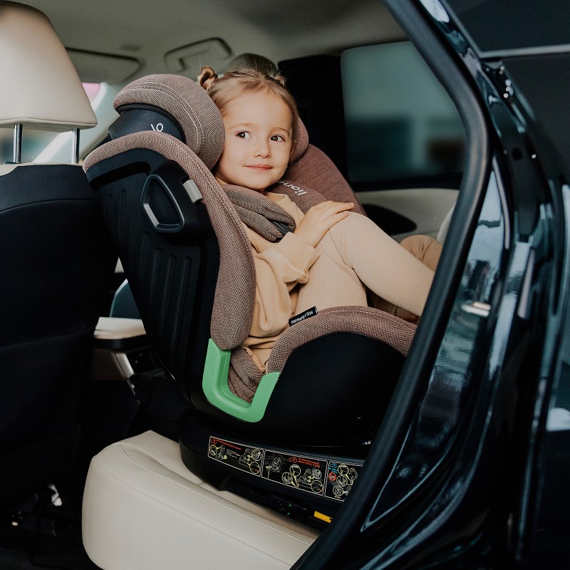 lionelo ​​Harmony i-Size Green Olive Leather — Siège-auto bébé