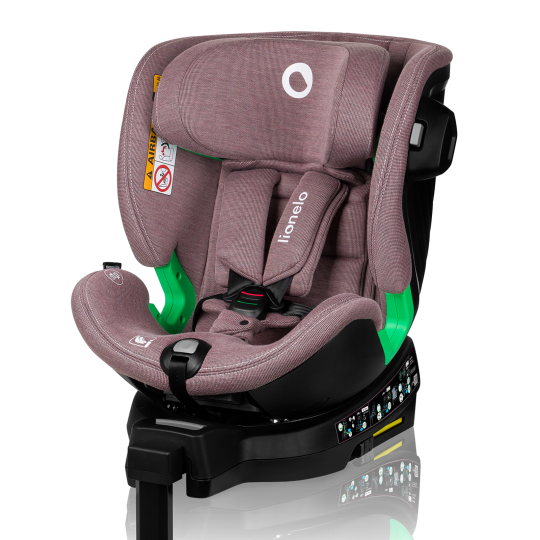 lionelo ​​Harmony i-Size Pink Mauve Bamboo — Siège-auto bébé