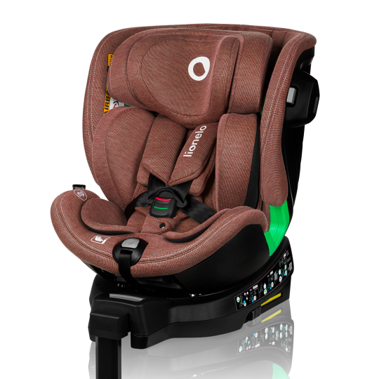 lionelo ​​Harmony i-Size Red Brick Bamboo — Siège-auto bébé