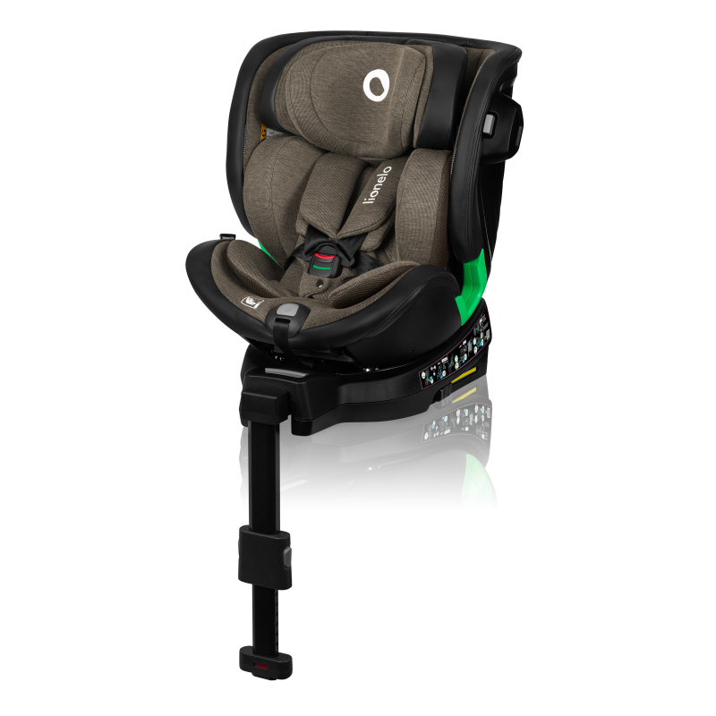 lionelo ​​Harmony i-Size Green Olive Leather — Siège-auto bébé
